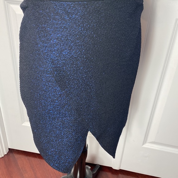 Sophie Rue blue navy sparkly skirt - Picture 7 of 12